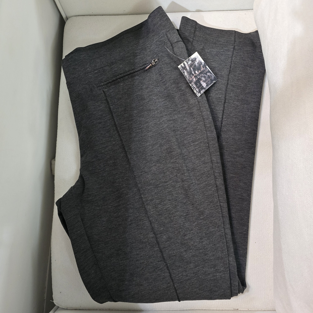 Rafaella Charcoal Classic Stretch Dresd Trousers Sz 2XL